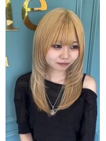 ルネシミズ(Rune shimizu)&nbsp;抜きっぱなしブロンドhair