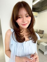 アンジェリカラボ(ANGELICA LABO)&nbsp;ANGELICA 髪質改善 ブラウンベージュ レイヤーカット