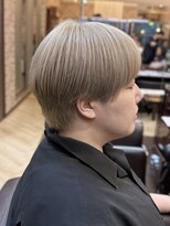 キャラ 池袋本店(CHARA)&nbsp;ハイトーンホワイトグレージュ◎マッシュショートボブ【池袋】