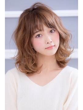 ネオリーブ モカ 川崎チネチッタ店(Neolive mocca) 【mocca☆川崎】☆グレージュ×スポンテニアスふわミディ☆