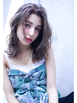 シエナ 渋谷(Siena) siena ミルクティーベージュ×ゆるふわレイヤー