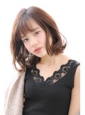 【meets】素肌が白く見える透明感カラー&小顔カット