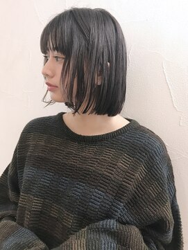 アイティー バイ アルバム 中野店(IT by ALBUM) ぱっつんオシャボブ_セシルカットココアブラウン_55091