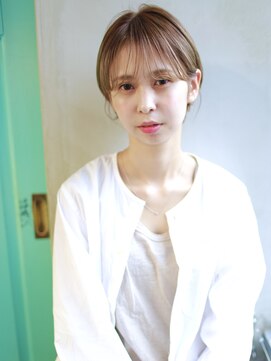 バース(BIRTH) 天神【BIRTH】丸みショートボブ×フォギーベージュ　2