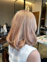 フーガヘアー 元住吉店(FUGA hair) 韓国風オルチャンヘア/ヨシンモリ/ハイトーンホワイトカラーボブ
