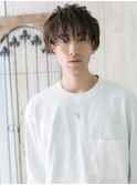 眼差し優し気◎ウェットくせ毛ショートC