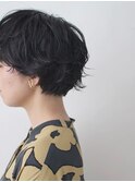 ハッシュカット/グレージュ/デザインカラー［自由が丘］