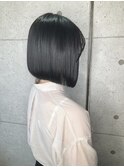 切りっぱなしボブ