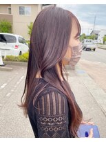 フィオーレ ヘアデザイン(FIORE hair design)&nbsp;ハイライトカラー　ラベンダー　韓国ヘア