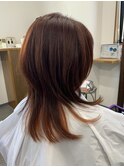 今流行りのウルフカット
