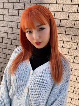 リア(Lia by KENJE) Lia＆汐見悠佑　高発色オレンジカラー♪