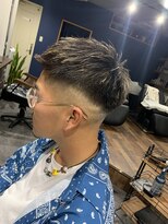 フラット(flat)&nbsp;フェードカット