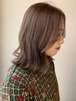 ハブ(hub)&nbsp;【天神今泉】ブリーチなしピンクベージュ