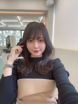 ロンド マーレ 天神大名店(Lond mare) 韓国くびれヘア/フェミニンロング/韓国ヘア/チェリーブラウン