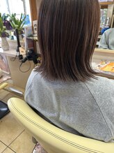 ルミ美容室 切りっぱなしロブ