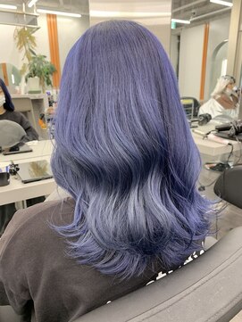 エイトサッポロ 札幌大通り店(EIGHT sapporo) ☆ネイビーアイスブルー☆