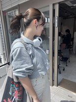 アドア 横浜(ADORE)&nbsp;【ADORE横浜】ポニーテール×顔まわりカット