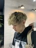 【RYUKI 指名限定】メンズカットパーマ+ハイライトカラー　￥21,230【Men's】