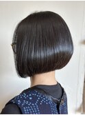 ラインが綺麗なボブ