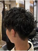 黒髪ボブルフネビージュ小顔ワンレンスペインカール