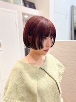 シュク 高円寺(SYUK)&nbsp;kanna【高円寺】ブリーチなしWカラー/ボブ/顔周りカット