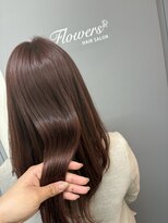 フラワーズ(Flowers)&nbsp;【髪質改善カラー】セミロング/ナチュラルロング