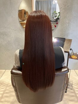 プレイス(PLACE)の写真/ダメージを最小限に抑えた、一人ひとりに合わせたオーダーメイド髪質改善！【赤羽/髪質改善】