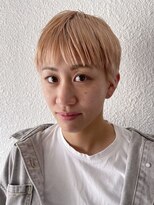 キジ(KIJI)&nbsp;ベリーショート/ハイトーン/ハイトーンカラー/ピンクベージュ