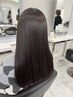 カット+ストレートパーマ(縮毛矯正)+炭酸泉Spa【￥13750】