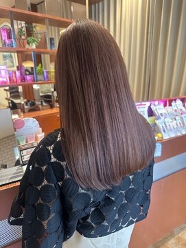 ジュール ドゥJour doux ディレクター今嶋 ロング 艶カラー ストレートロング