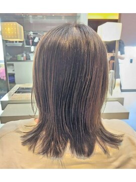 エノモト(ENOMOTO) アッシュカラー×切りっぱなしボブディ 丸みくびれヘア20代30代