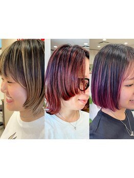 《毎日を楽しめるスタイルに》透明感がある暗髪やビビットカラーもお任せ！自分史上最高の仕上がりへ◎