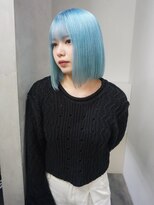 リッチ(RITZY)&nbsp;【RITZY】Bob cut × Pail blue