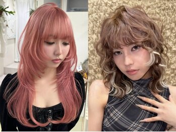 ハチ(HACHI)の写真/【中津駅徒歩1分】"カワイイ"を知り尽くしたstylistによるオリジナリティあふれるデザインカラーが人気◇