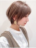 Say.レイヤーショートくびれショートひし形ショートモーヴピンク