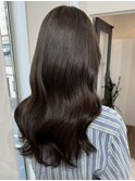 桑名ロングレイヤーカットハッシュカット透明感カラー重めロング