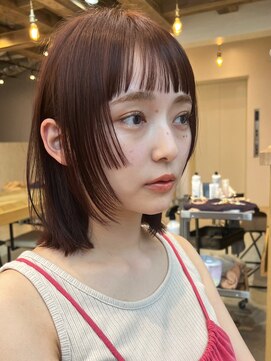 ディッセンバー 渋谷(December) 姫カット×レイヤーミディアム