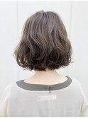 エレガントウェーブミディ｜30代向け白髪ぼかし