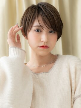 カバーヘア イヴ 戸頭店(COVER HAIR EVE) ハンサムショート/刈り上げショート/スモーキーカラー/30代e