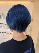 ヒビカ(HIBIKA) ディープブルー×エアリーショート