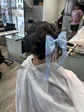 アース 柏店(HAIR&MAKE EARTH) 編み込みヘアアレンジ