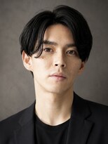 アウル 心斎橋(owl)&nbsp;センターパート×ニュアンスパーマ×サイドパート×men's髪型