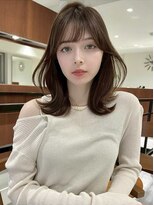ジルブラン 錦糸町(JIL BLAN)&nbsp;小顔見え顔まわりレイヤー×ベージュロング