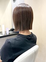 ヘアサロン ドットプラス 町田店(dot. plus) 【フジタアヤコ】ぱつっと可愛いヘイリーボブ/町田
