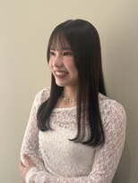 ユニバイリサ 天神大名店(uni by risa) オリーブグレージュ 透明感カラー ミニボブ 艶トリートメント