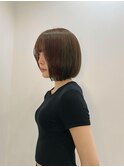 韓国/ボブ/前髪/顔周り/ブリーチなし/10代20代30代/札幌大通