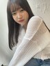 カット＋前髪縮毛矯正（ポイントストレート）￥9500