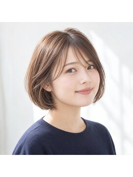 チャチャブラン アミー(cha-cha Blanc Amie) シースルーバング×さらっとミニボブ
