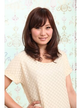 アンヘアナチュラル ゆる巻きロング