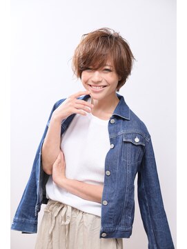 モーラ サロン 高石店(MOLLA) くせ毛風ふんわりショート
